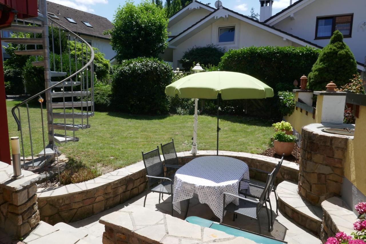 2 Zi - Fewo Schwarzwaldliebe Im Hexental, Terrasse Bollschweil Buitenkant foto